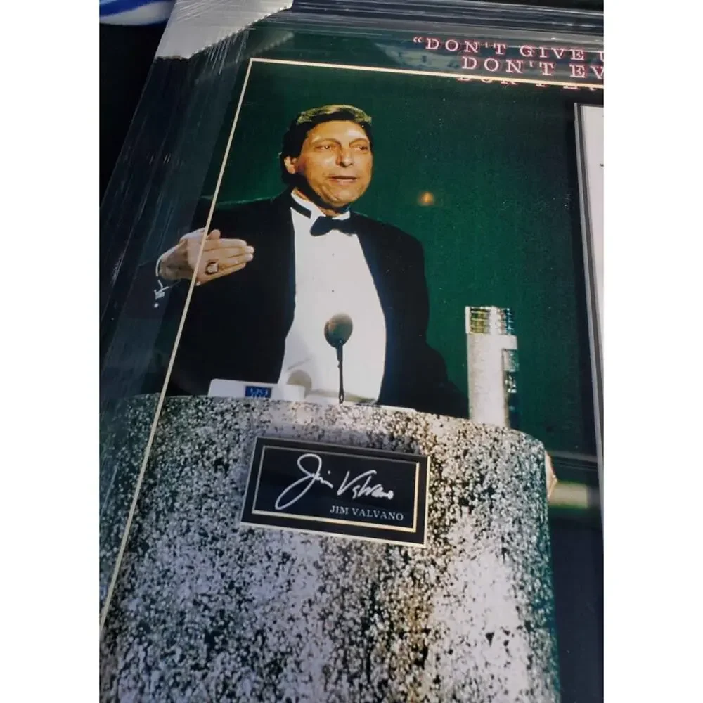 Jim Valvano Arthur Ashe Courage Award Wall Plaque - New/Unused 28